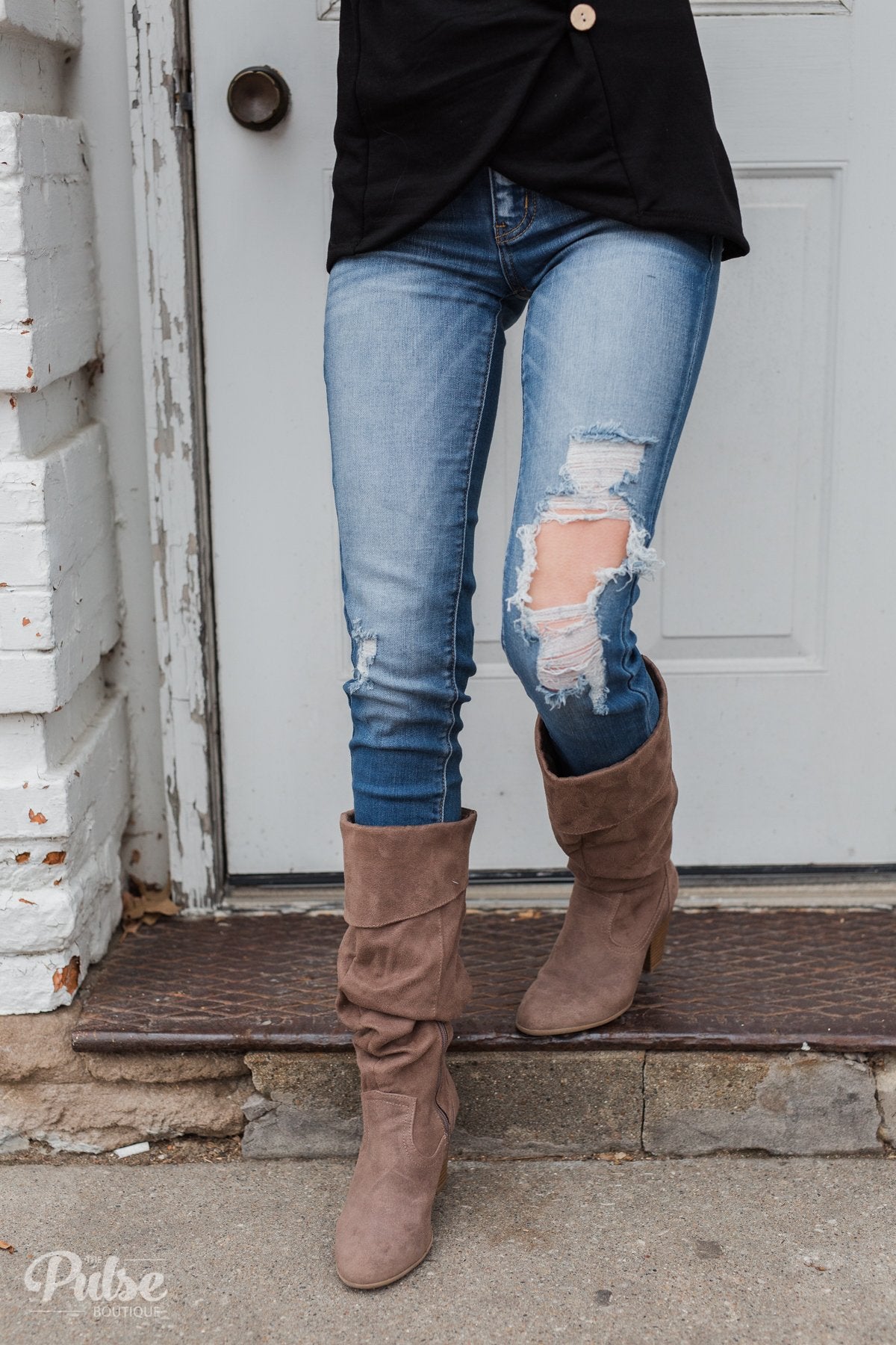 rampage taupe boots