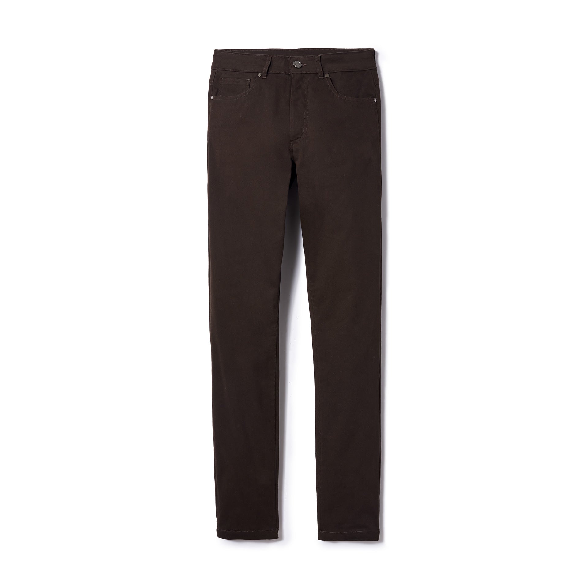 LB COTTONSTRETCHFIVEPOCKETPANTS 114913 45027 DKBROWN MAIN 2d786f51 71c6 444f bb9d 4401a1e945b1