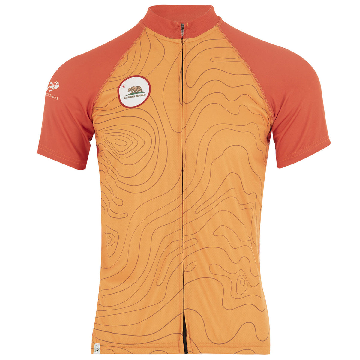 Download ECO Men's Cycling Jersey | Curvy California | Headsweats