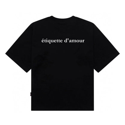 Etiquette Oversized T-Shirt - [0115] Meant to be Happy