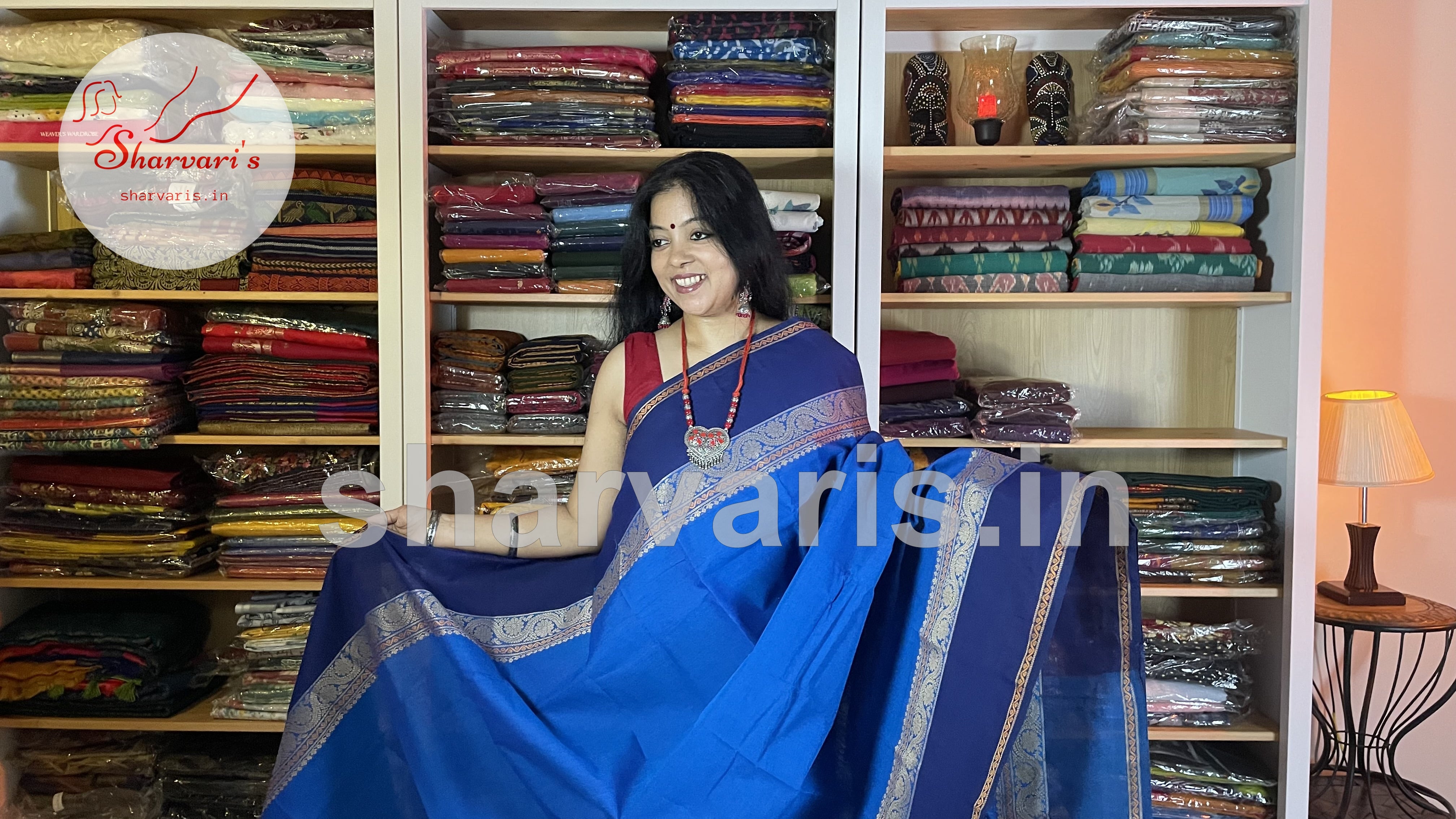 Kashmiri Kali Thread Work Fancy Butta Attached In Cotton Saree Manufacturer  Surat - Yashoda Sarees | Uniform Sarees Wholesaler & Exporter in surat