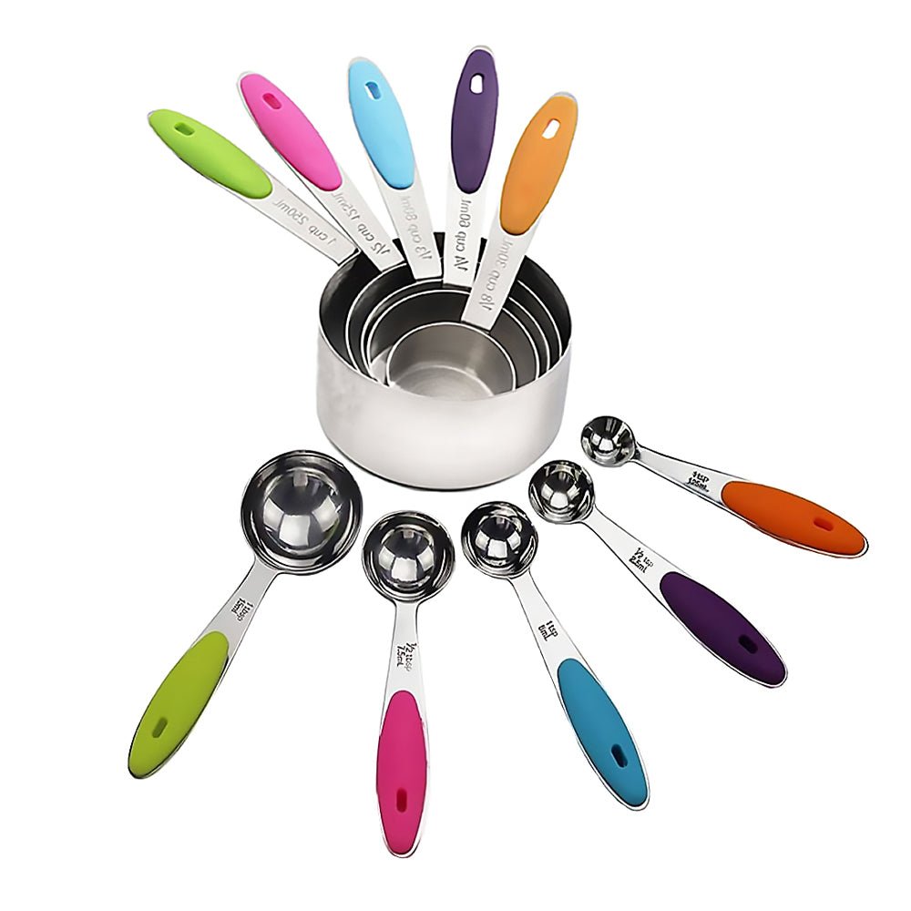 Gloria Stainless Steel Measuring Cups & Spoons Set