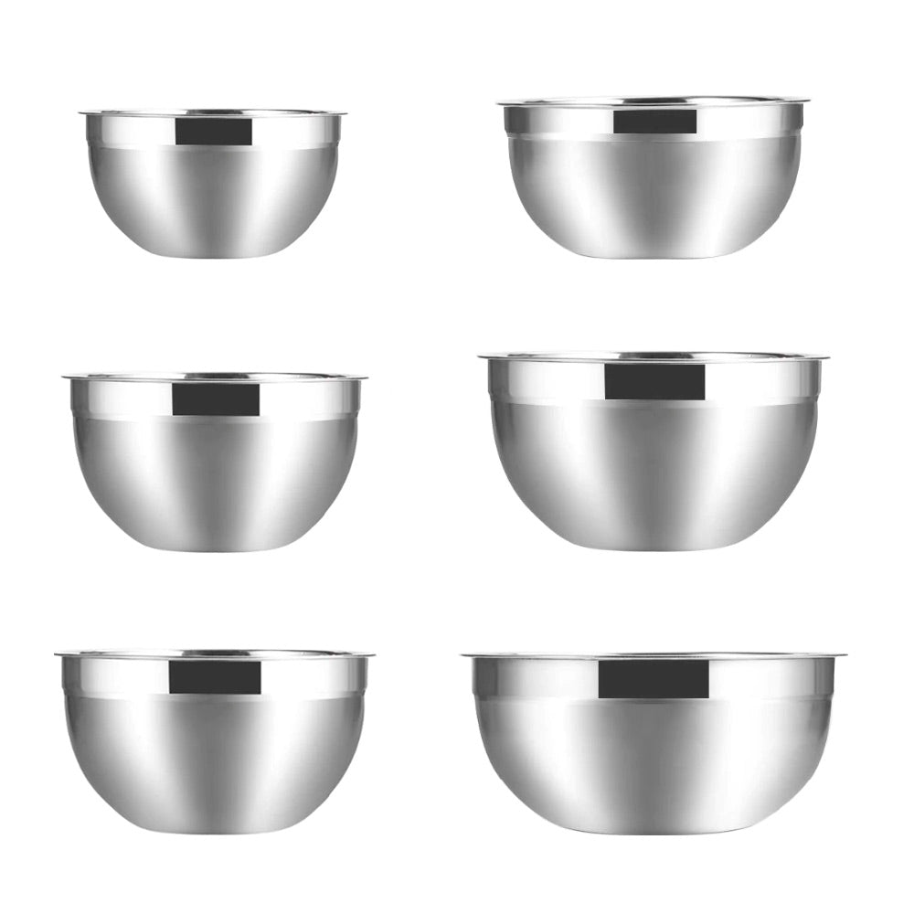 Emilio Stainless Steel Nesting Bowls, Set of 6