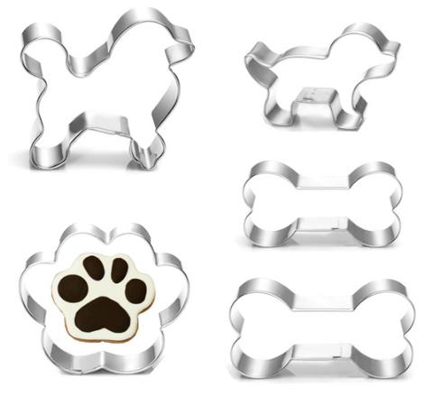 Dog treat cookie cutters