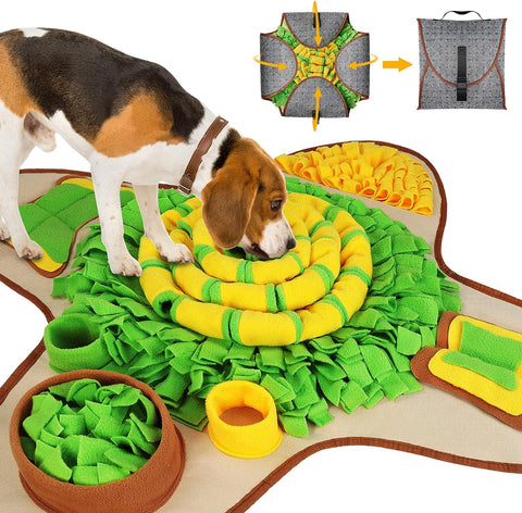 garden inspired snuffle mat for dogs