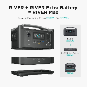 EcoFlow RIVER Plus Extra Battery RIVER-Plus-EB-US