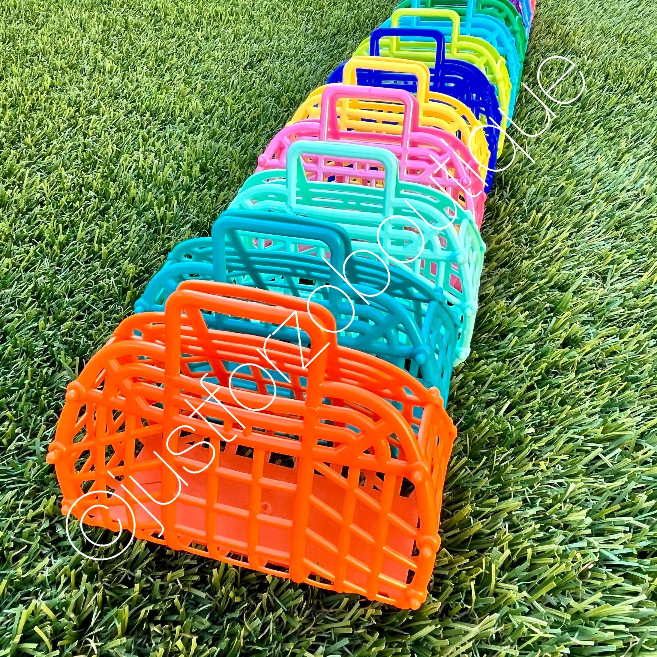 *MIX 10 * Mini Retro Jelly Baskets - 𝙈𝙖𝙙𝙚 𝙞𝙣 𝙐𝙎𝘼
