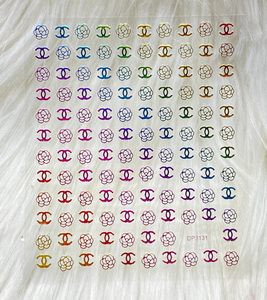 Nail Decals LV Stickers DH-152