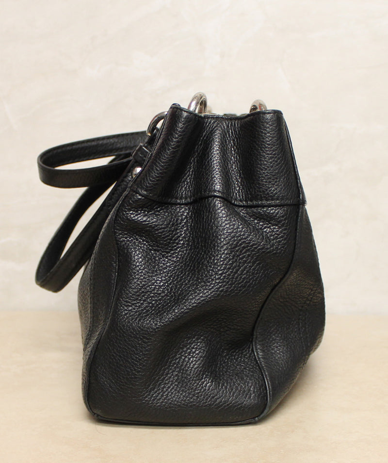 Coach Purse: F16531 Penelope Black Leather Shoulder Handbag