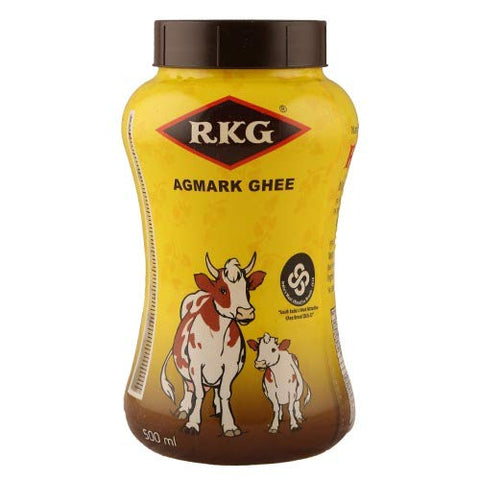 RKG GHEE - Pure Cow Ghee with Rich Aroma (500ml) - Pack of 2