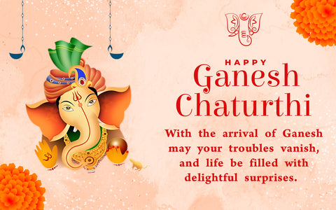 Happy Ganesh/Vinayaka Chaturthi wishes image to share with your family and friends