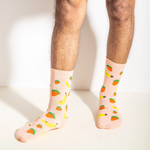 Load image into Gallery viewer, Crew Socks in Pink Fruit
