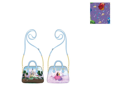 Sleeping Beauty Story Book Pin Collector Backpack