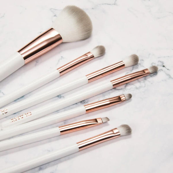 7 Piece Rose Gold and White Makeup Brush Set | GX31 3