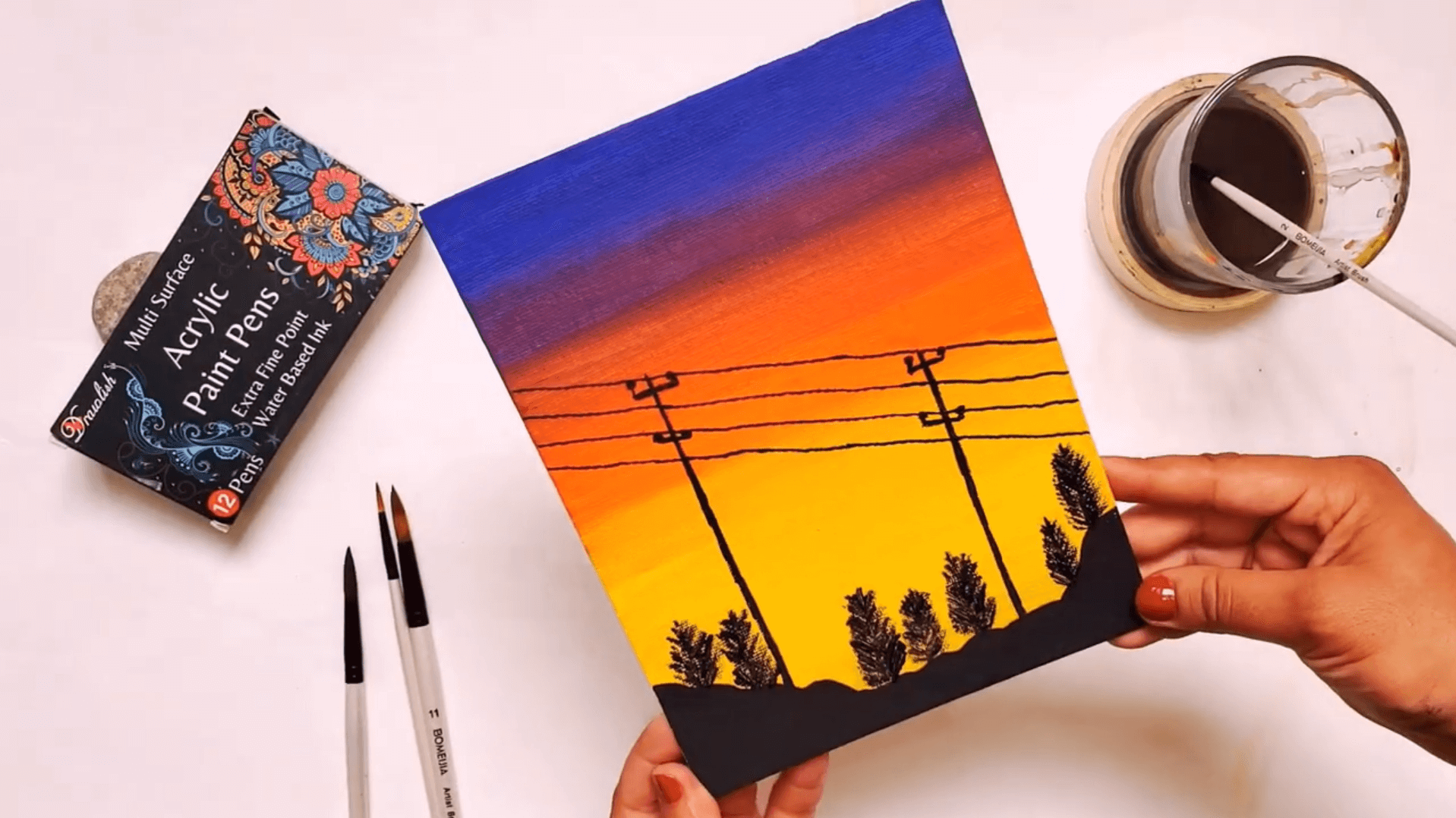 Sunset Painting Step 5