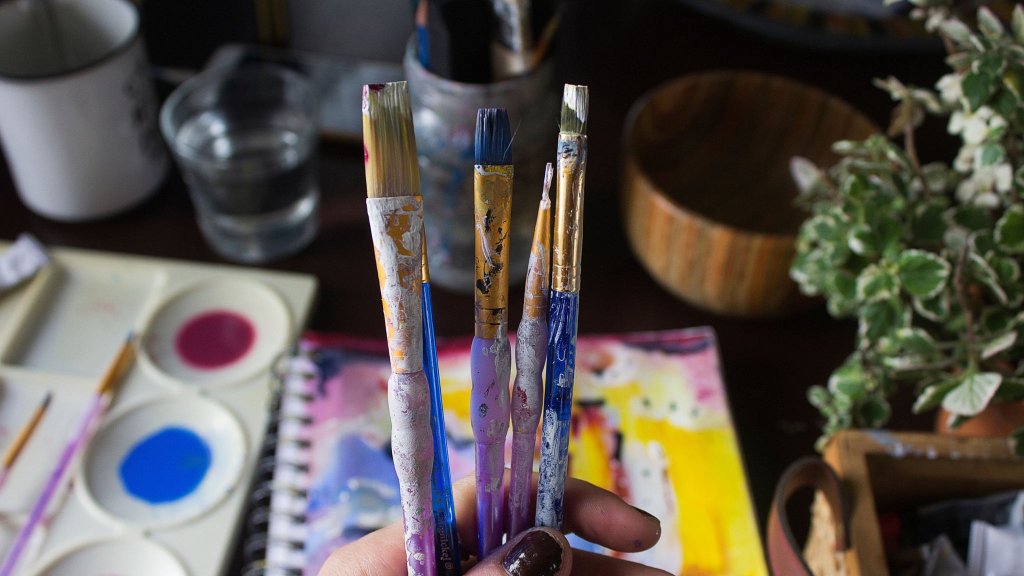 How To Clean Acrylic Paint Brushes