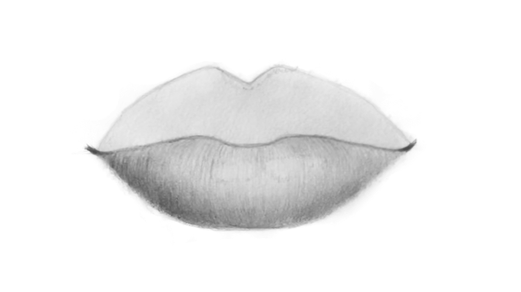 How to Draw Realistic Lips 4