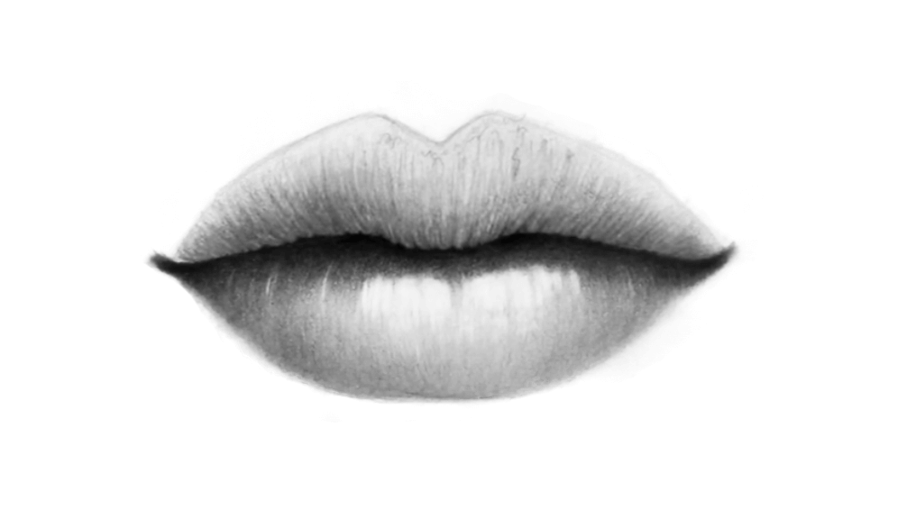 How to Draw Realistic Lips 6