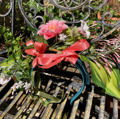 Flower crown with ribbon 