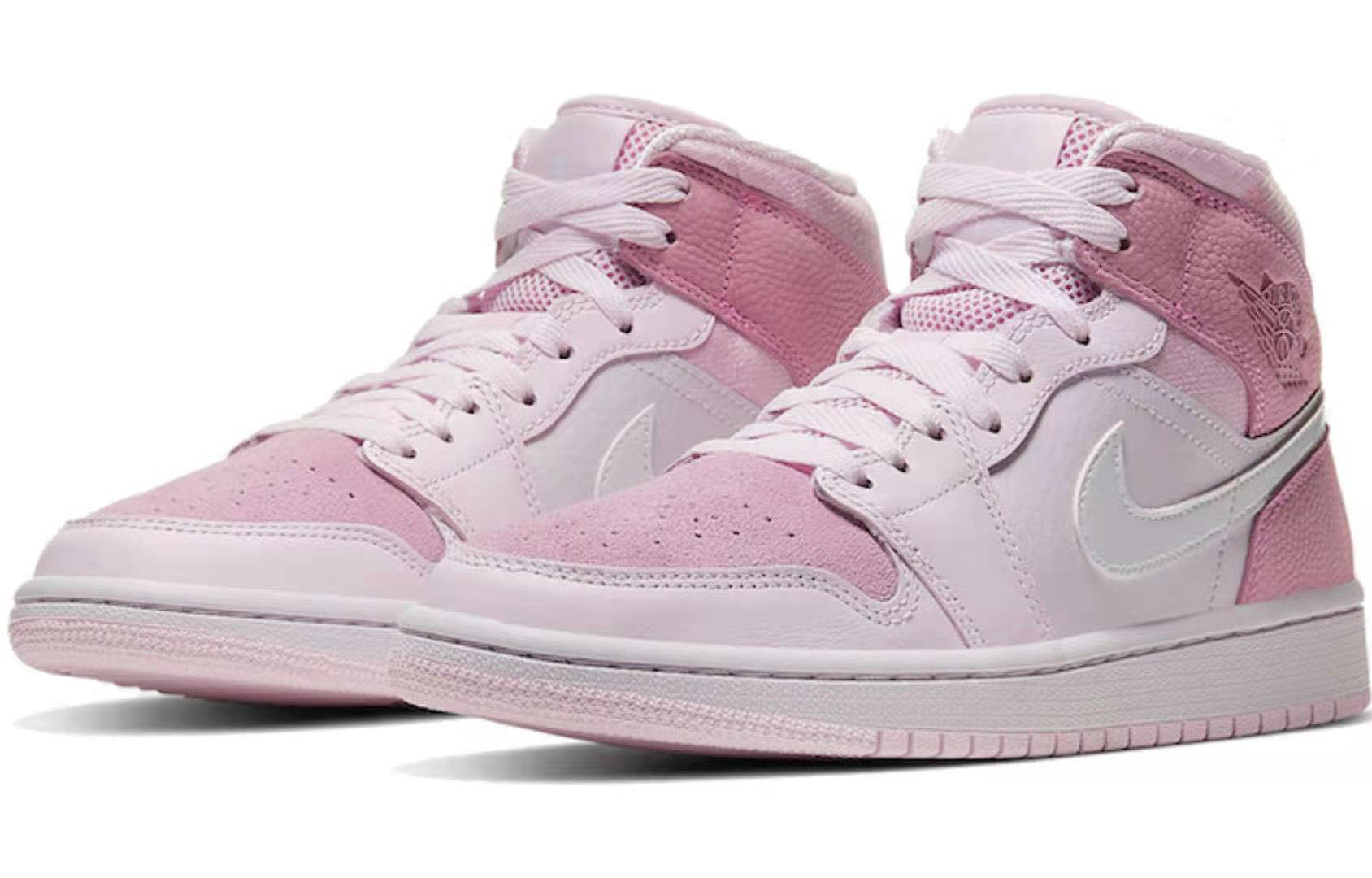 Air Jordan 1 Mid Digital Pink （レディース 