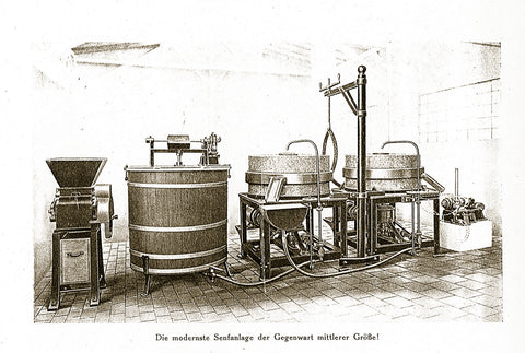 Senfproduktion in den 1930er Jahren