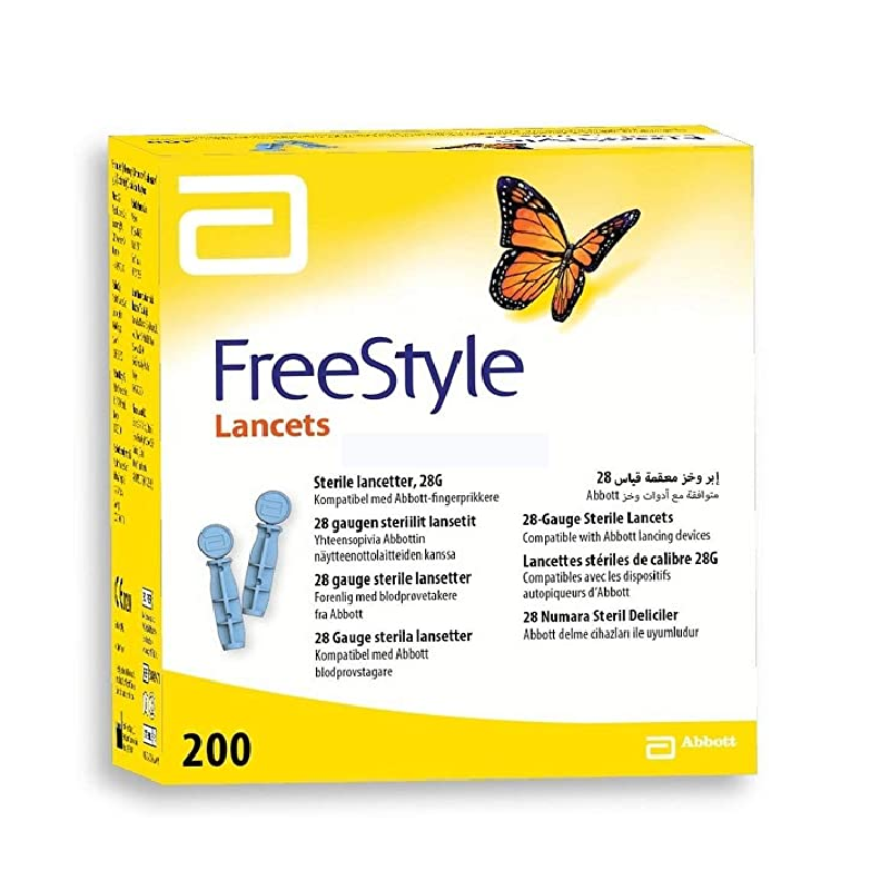 Freestyle Lancets Sterile (28G) 200's AgedCare by NTUC FairPrice Co