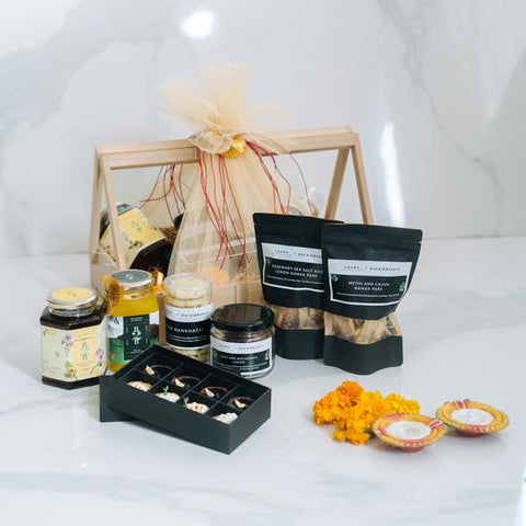 Sweet And Savory Hamper | Diwali Gift Hamper Delhi | CAARA