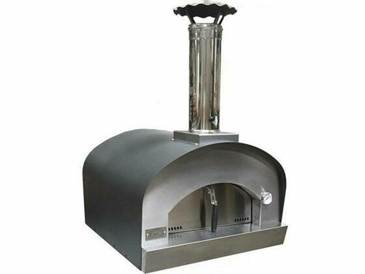 TONWIN Stainless Steel Countertop Wood Burning Pizza Oven TONWIN Color: Silver