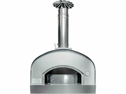 TONWIN Stainless Steel Countertop Wood Burning Pizza Oven TONWIN Color: Silver