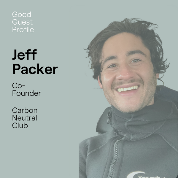 Jeff Packer, Co-Founder, Carbon Neutral Club