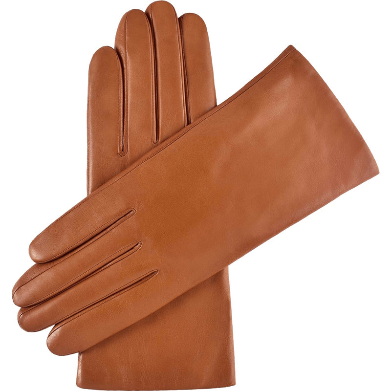 escort geur Sinewi Cognac Leren Handschoenen Dames - Touchscreen - Handgemaakt in Italië –  Fratelli Orsini®