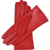 Rode Leren Handschoenen Dames - Touchscreen - Gemaakt in Italië Fratelli Orsini®