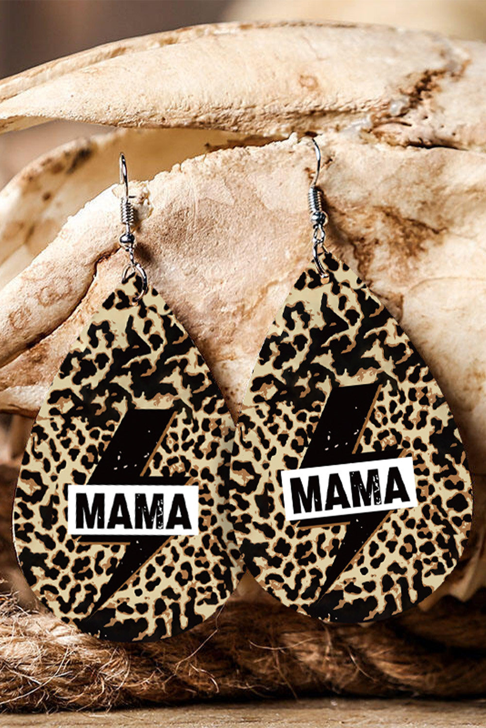 Leopard Print Western Boho Earrings – Blushing Owl Co