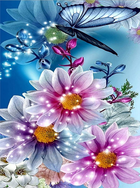 Flowers - Diamond Painting Bling Art