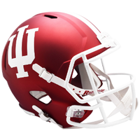 Indiana Hoosiers Full Size Speed Replica Football Helmet Anodized Crimson- NCAA