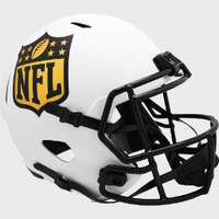 NFL Shield Logo Full Size LUNAR Replica Speed Football Helmet- NFL