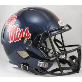 Mississippi (Ole Miss) Rebels Full Size Speed Replica Football Helmet - NCAA