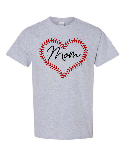 Baseball Mom Stitches T-Shirt