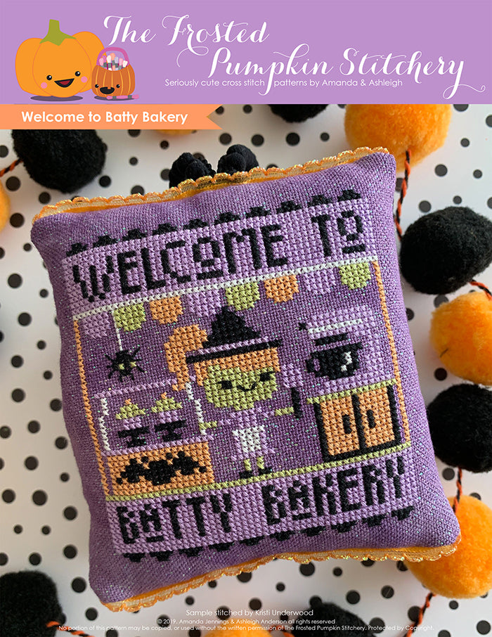 Witch Cross Stitch Patterns The Frosted Pumpkin Stitchery