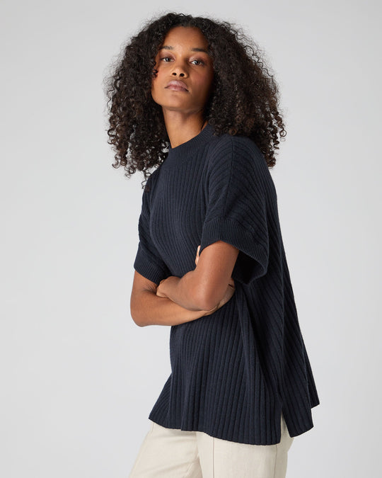 Women's Ribbed Cashmere