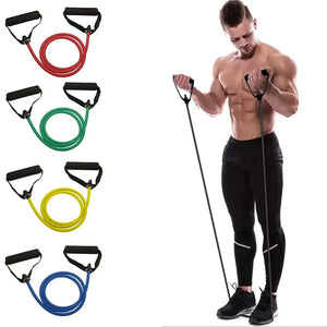 Resistance Bands With Handles, Exercise Bands, Workout Bands With Handles For Men Women, Strength Training Equipment At Home - Jules Goods N Stuff