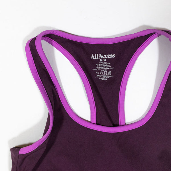 All Access Front Row Racerback Athletic Work Out Yoga Running Sport Br –  Galore Consignment