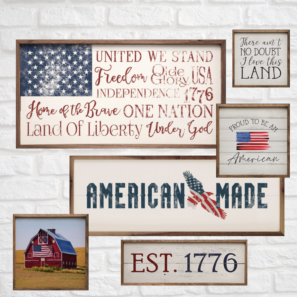 Proud to Be American Handmade Washboard