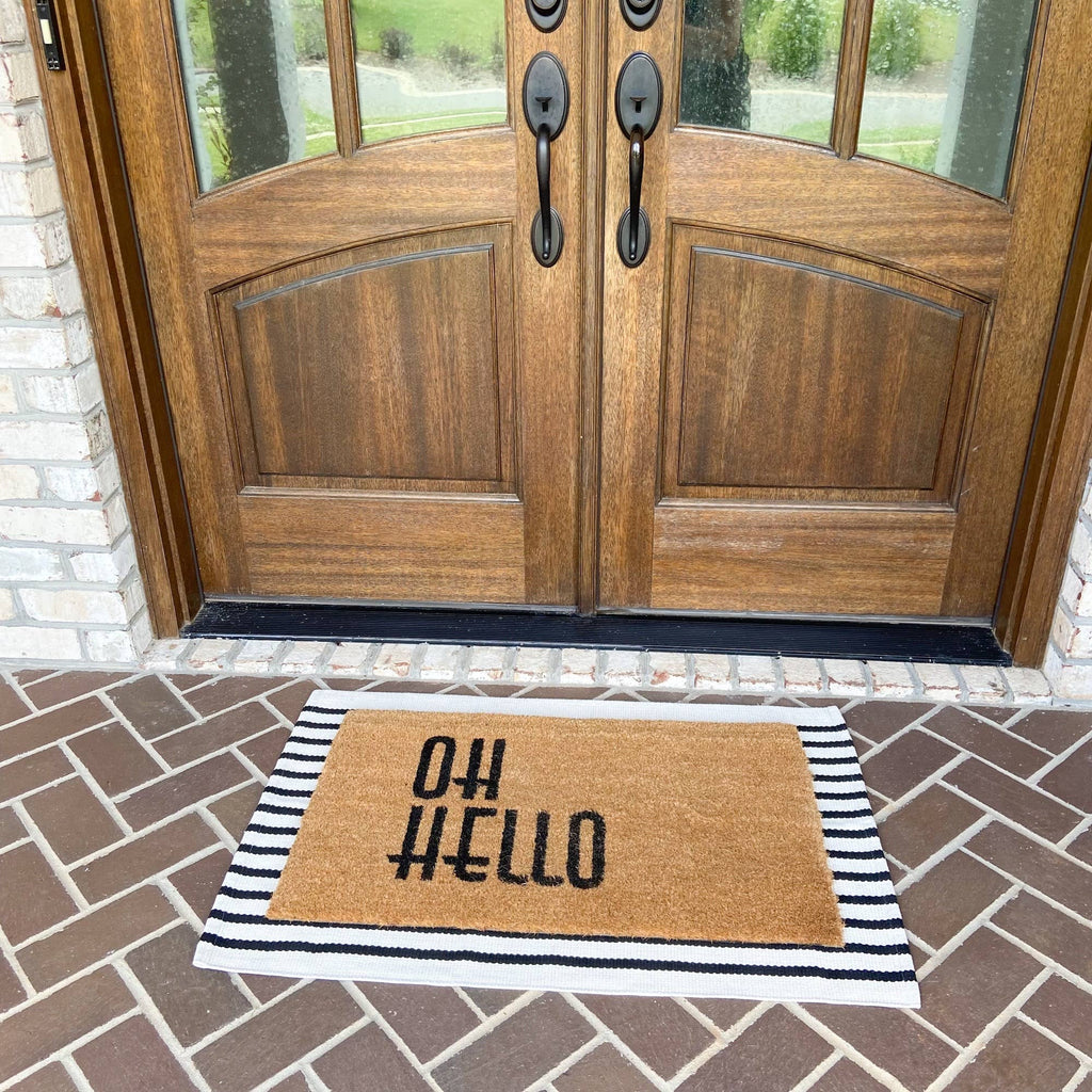 Modern Farmhouse Rug- Vertical Stripes