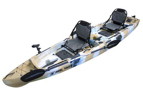 13.5' Recon Paddle Drive Angler Kayak, peddle boat