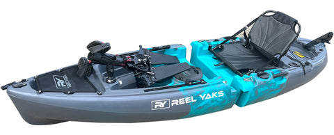 modular pedal drive fishing kayak lightweight inflatable easy women
