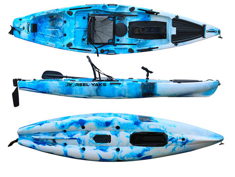 12' Ranger Mirage Compatible Fishing Kayak | stadium seat for all day  comfort