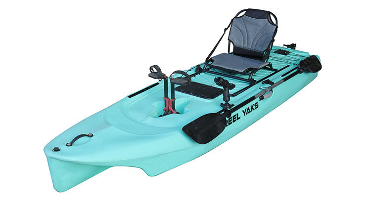 10.5' Raven Sit On Top Fishing angling foot pedal Flap Kayak | flat deck platform –