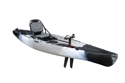 12' Ranger Paddle Drive Angler Kayak, stand and sit on
