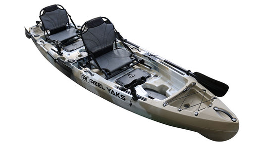 12.5' Rambler Paddle Tandem Double Fishing Kayak